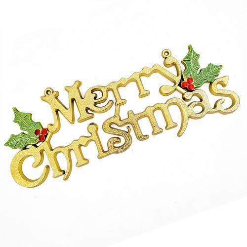 Christmas Special Christmas Tree Merry Christmas Letters - Gold