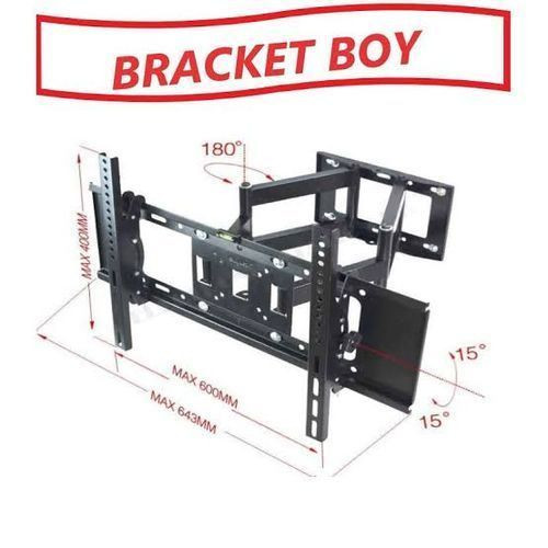 Double Arm TV Wall Mount Suitable For 26 To 55 Inch-Black