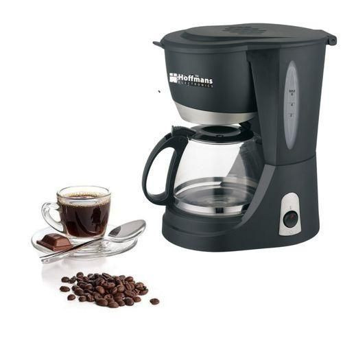Hoffmans 1.5 Liters Electric Coffee Maker- Black