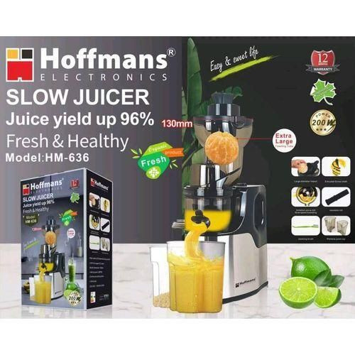 Hoffmans Slow Juicer Model HM-636 - Black