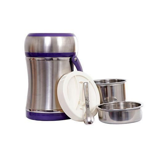 Jintibao Steel Food Flask - 3.0L - Purple