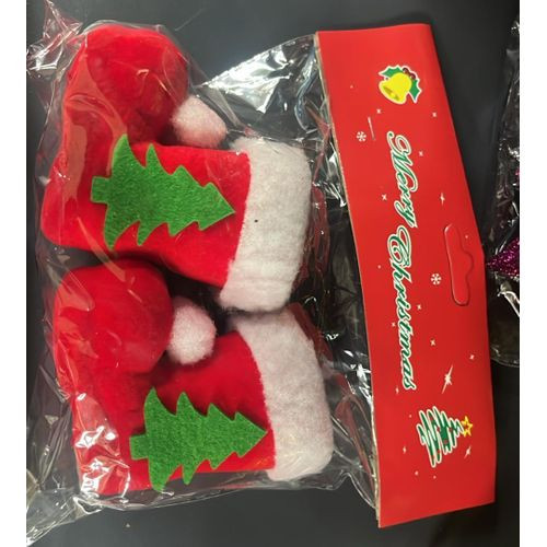 Christmas Mini Felt Santa Boots Candy Holders