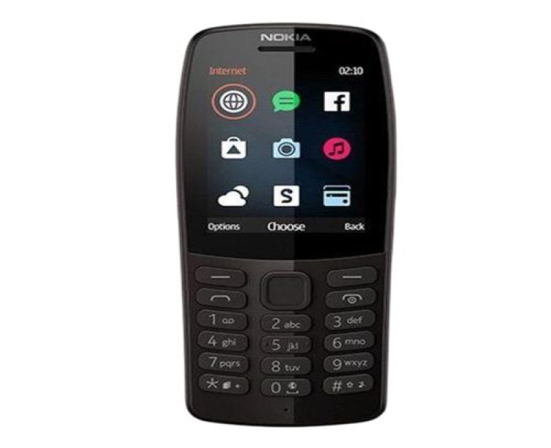 Nokia 210 Dual Sim - Flash Camera, Torch, FM Radio -Black