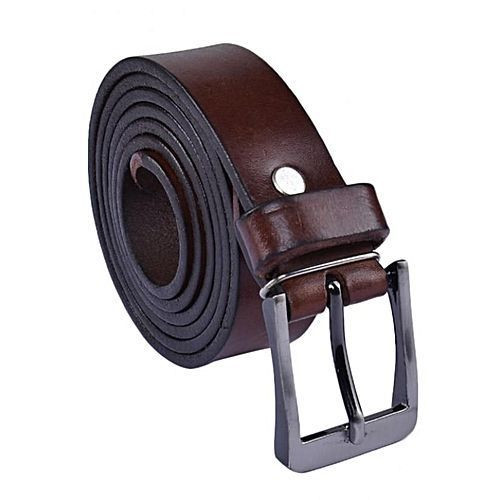 Faux Leather Belt - Brown