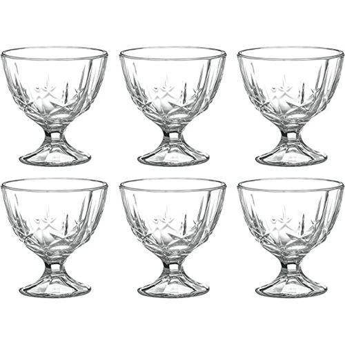 Luminarc Maldives 6 Pieces Ice Cream 30Cl Clear Glasses-Transparent