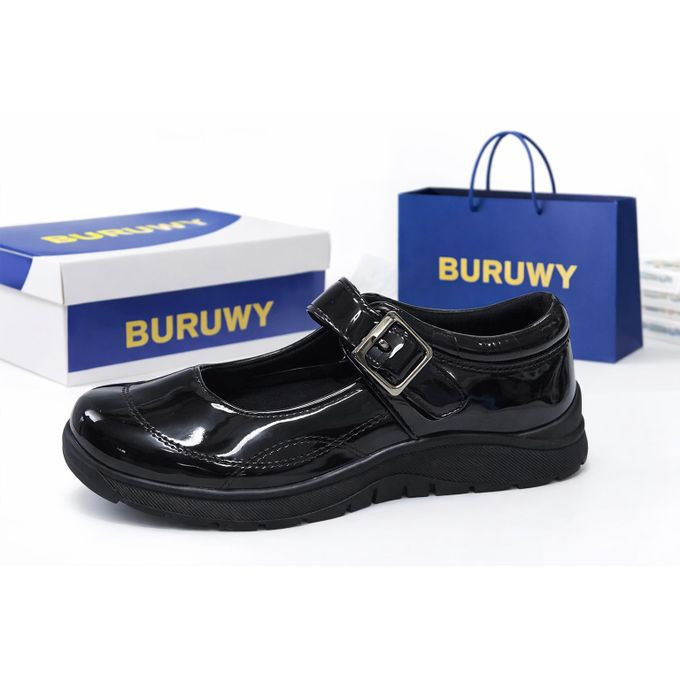Back to school black and long lasting Buubue shoes