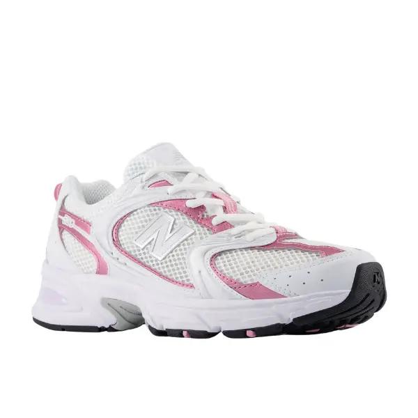 New Balance 530 Sneakers in White/Silver/Pink shoes