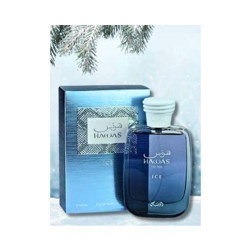 Hawas Ice for Men Eau de Parfum, 100ml(3.38 Oz)