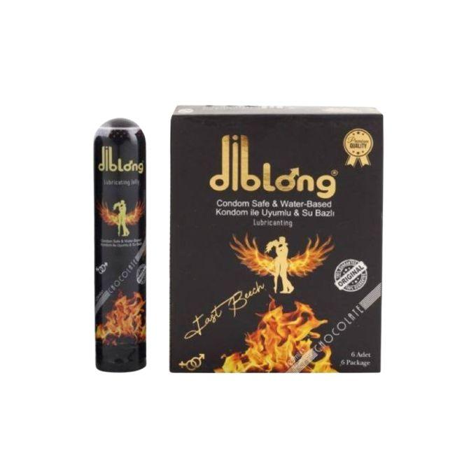 Diblong lubricant chocolate flavored 1 piece