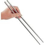 10 Pieces Stainless Steel Chopsticks For Eating Food - Multicolor