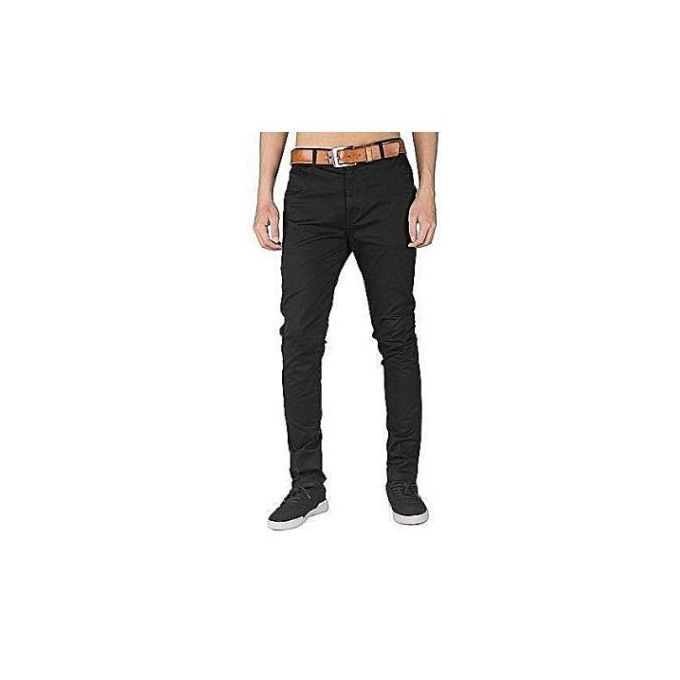 4 Packs of Men's Khaki Stretcher Trousers - Brown, Navy Blue , Maroon, Black