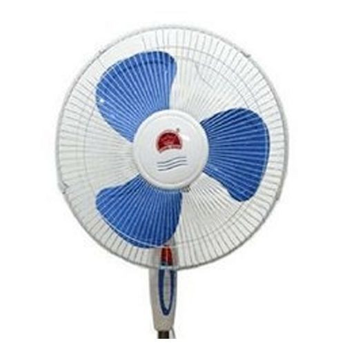 Electric Stand Fan Energy Saving With Variable Speed - White, Blue