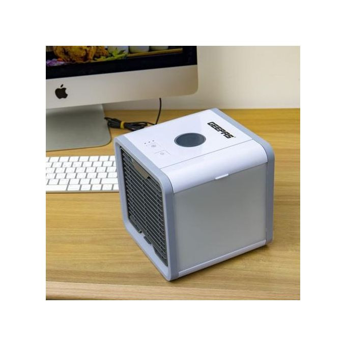 Geepas Portable Mini Air Cooler Water Tank ,750ml - Grey