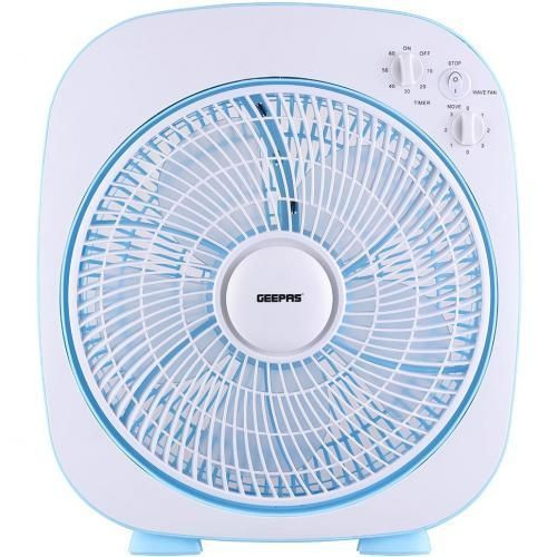 Geepas 12inch Powerful Cooling Floor Box Fan GF926 -Multicolor