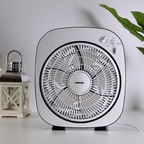 Geepas 12inch Powerful Cooling Floor Box Fan GF926 -Multicolor