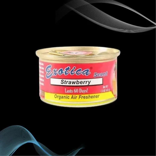 Exotica Organic Air Freshner 1.5 OZ Strawberry-Lasts 60 Days