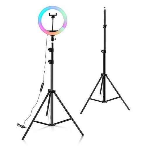 10 Inch Ring Light With No Tripod Stand - White