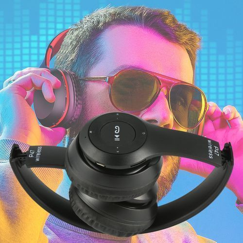P47 Wireless Headsets - Black.