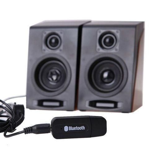 Sodial 1X(3.5mm Stereo Audio Music Speaker Receiver Adapter Dongle USB Bluetooth W U7F4..