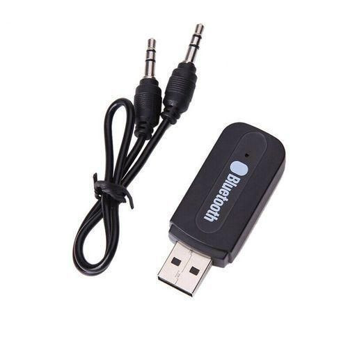 Sodial 1X(3.5mm Stereo Audio Music Speaker Receiver Adapter Dongle USB Bluetooth W U7F4..