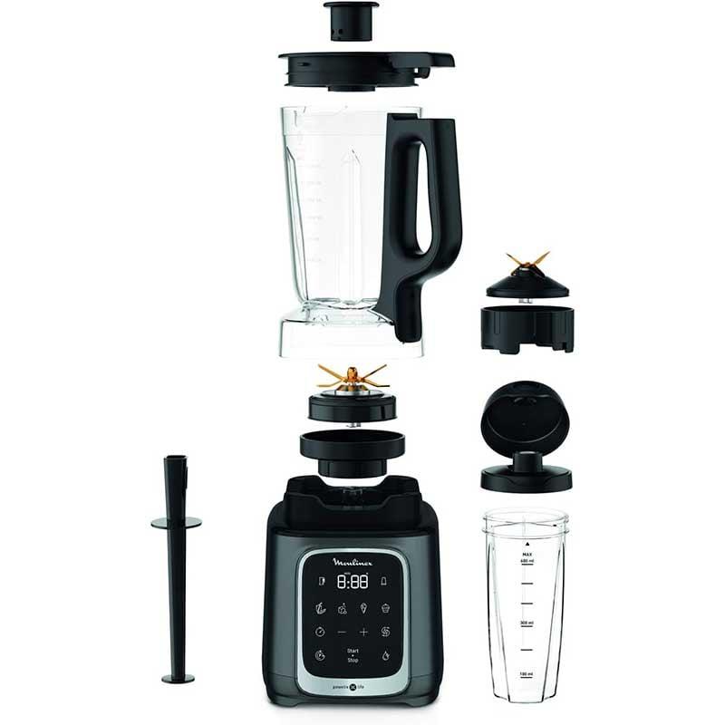 MOULINEX BLENDER LM91HD27 1600W Power, 6 Programs+ice crush, 2.6L JAR