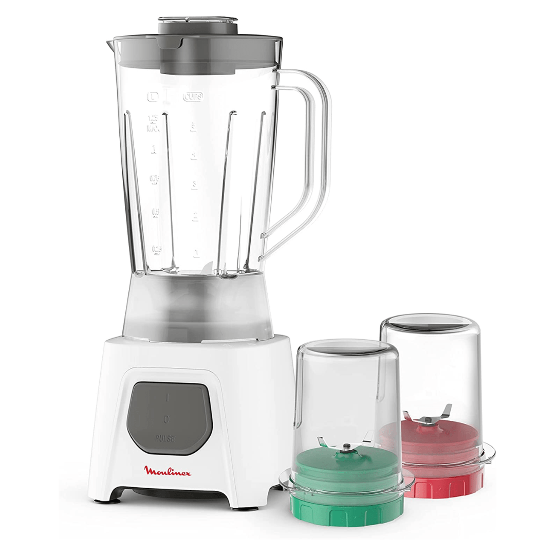MOULINEX BLENDER LM438127 700W 1.75l Glass Jar 2 Attachments