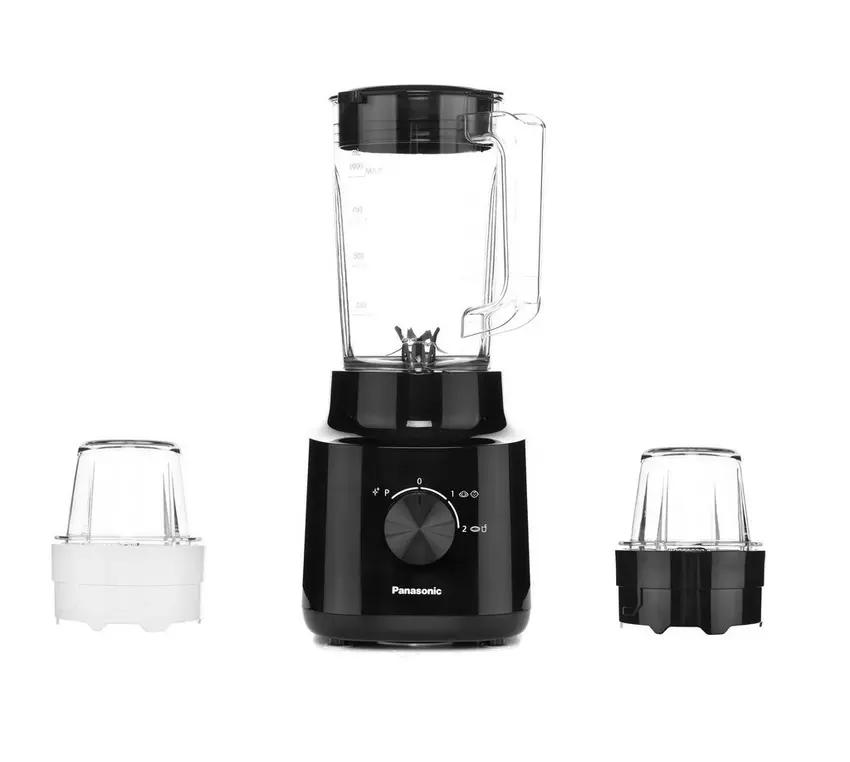 PANASONIC BLENDER MXMG54C1KTZ 800W 1.5L Glass Jug + 2 x Attachments (Dry Mill(50g)+Chopper(200g)) 3in1