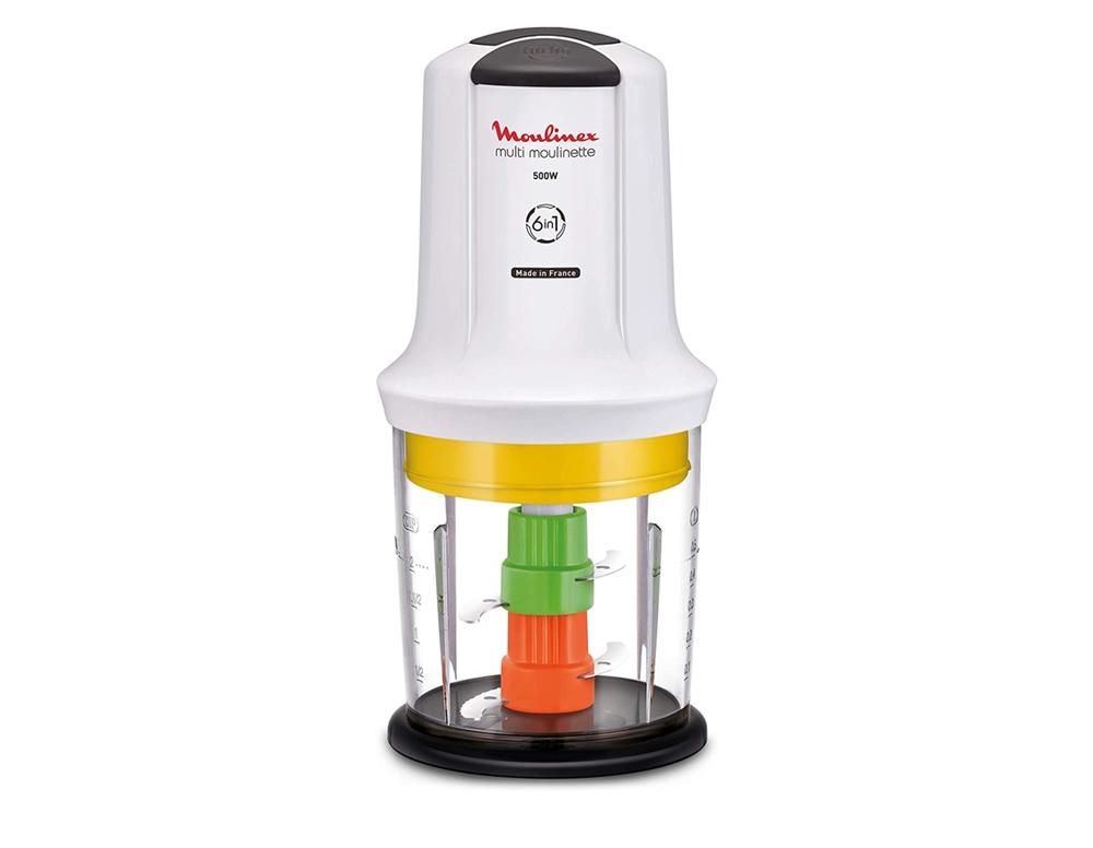 MOULINEX CHOPPER DJ603127 3in1 Chopper with 2.0L Glass Bowl, 1.0L Usable, 500W 2Speed