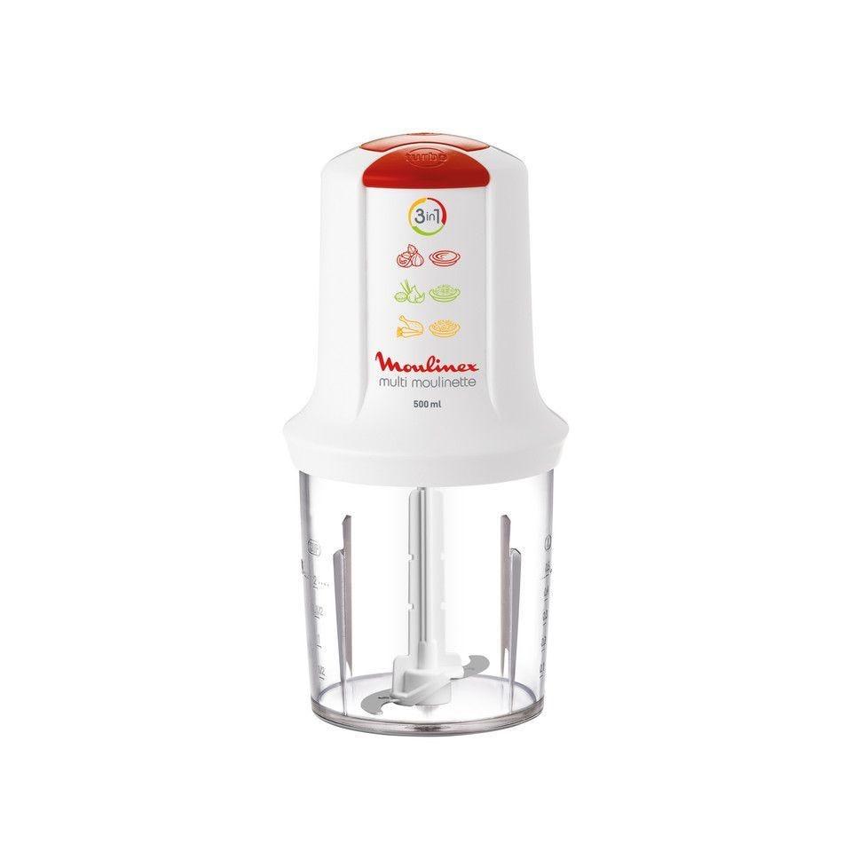 MOULINEX CHOPPER DJ603127 3in1 Chopper with 2.0L Glass Bowl, 1.0L Usable, 500W 2Speed