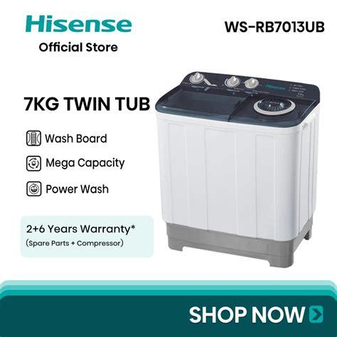 HISENSE 7kg twin tub