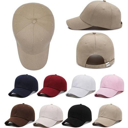 Custom Logo Caps - White