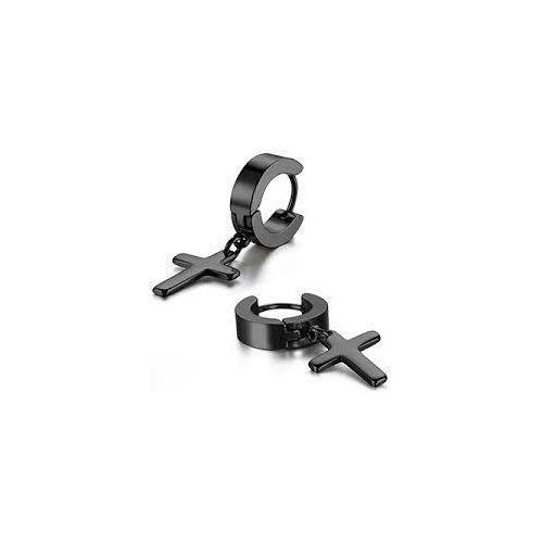 A pair of Men's Earrings - Black