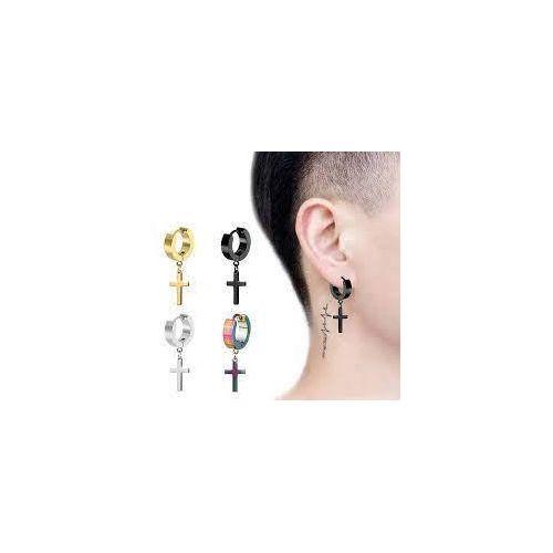 A pair of Men's Earrings - Black