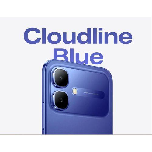 Infinix Smart 20 – 6.78'' AMOLED 120Hz Display, 64GB ROM 8GB RAM (4+4 Extended), 5200mAh Battery.Cloud line blue.